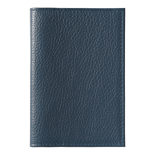 Обложка для автодокументов Leather Sky Flotter Sun из натуральной кожи, темно-синяя