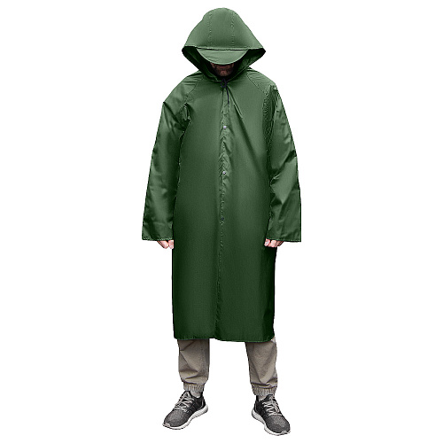 Дождевик Oxford, унисекс, материал полиэстер с пропиткой, размер XL-XXL, темно-зеленый