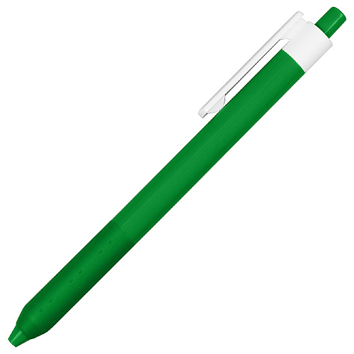 Ручка шариковая Alana Color, пластиковая, зеленая