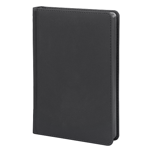 Ежедневник полудатированный Classic Soft А5, серый, в твердой обложке с поролоном